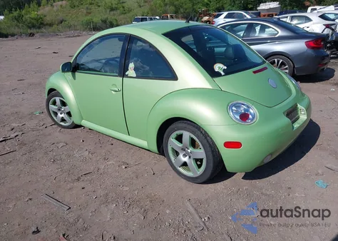 2003 Volkswagen New Beetle Gls 1.8T из США, поврежденный, VIN 3VWCD21C83M419962